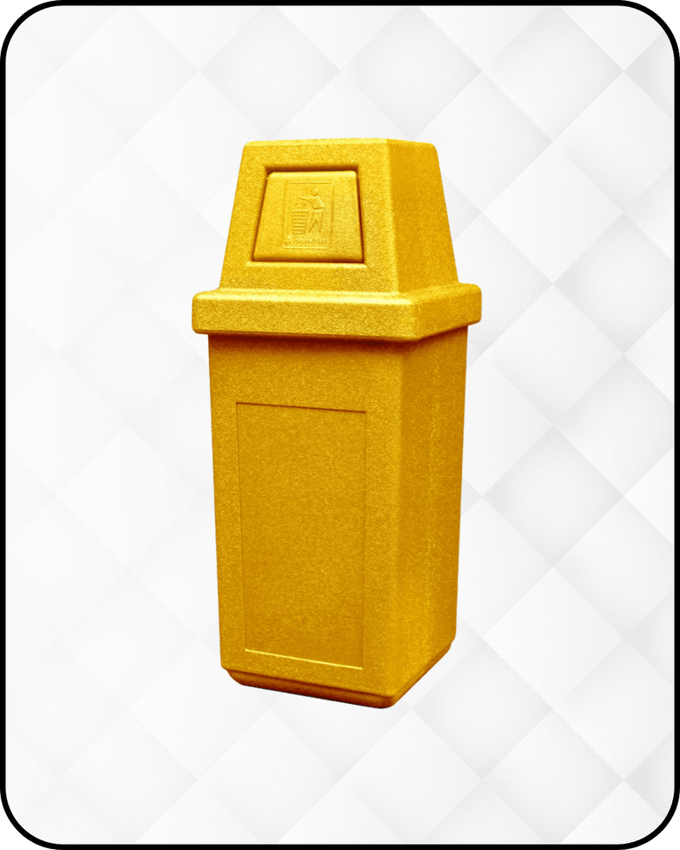 Hooded Trash Bin