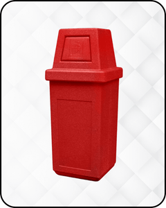 Hooded Trash Bin